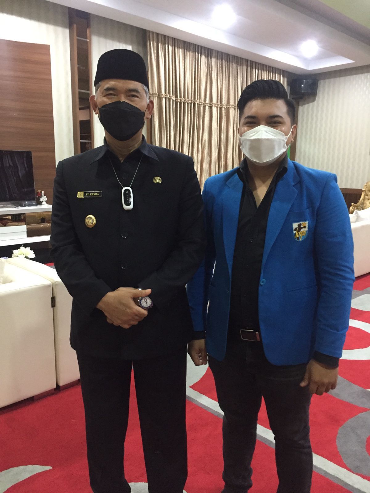Bung Antonie Ali Bersama Wali Kota Jambi Dr. Syarif Pasha, ME
