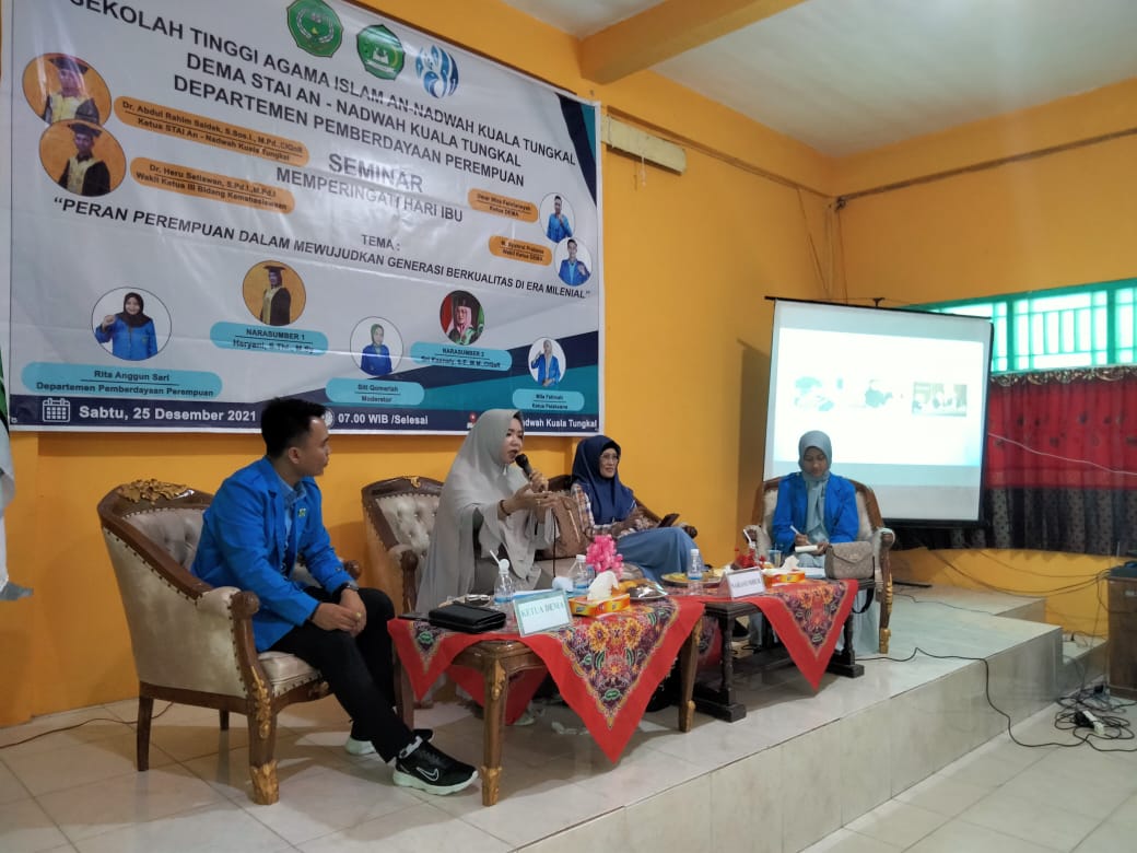 Dalam Rangka Memperingati Hari Ibu, Dema STAI An-Nadwah Kuala Tungkal Adakan Seminar Keperempuanan