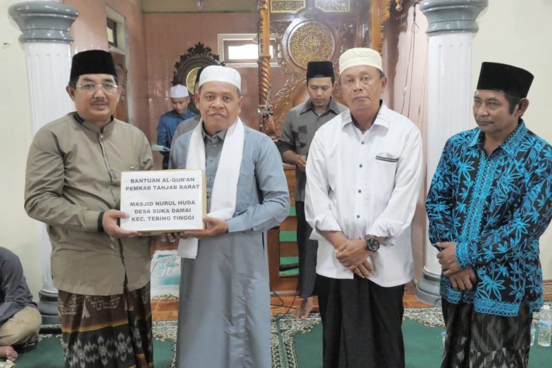 Laksanakan Safari Jumat Bupati Kunjungi Masjid Nurul Huda Desa Suka Damai Jum'at (26/01/24)