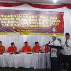 Pengundian Nomor Urut Paslon Bupati-Wakil Bupati Tanjab Barat oleh KPU Tanjab Barat Senin (23/09/24)