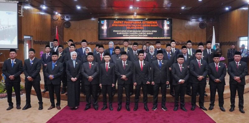 Foto : Anggota DPRD Tanjab Barat Periode 2024-2029