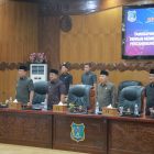Rapat Paripurna DPRD Tanjab Barat Penyampaian Tanggapan Bupati atas Pemandangan Umum Fraksi-Fraksi atas Ranperda Pertanggungjawaban APBD 2024 Senin (16/06/25)