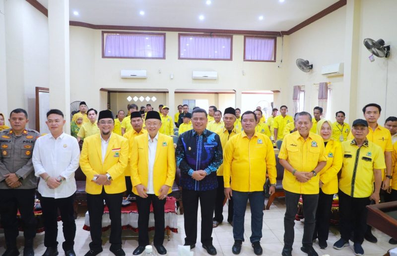 Wakil Bupati Tanjung Jabung Barat Katamso saat hadiri MUSDA DPD Partai Golkar Jum'at (30/01/26) Di Hotel Masa Kini Kuala Tungkal